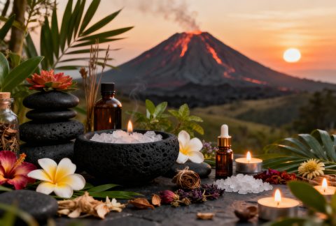 Lávaköves masszázs